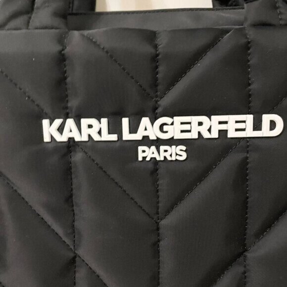 Karl Lagerfeld Paris Womens Voyage Tote Bag with Charms - Picture 2 of 16